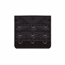 画像をギャラリービューアに読み込む, 3段ブラジャー延長ホック/ブラック-ブラを大きくするアジャスター