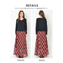 画像をギャラリービューアに読み込む, ドッキングワンピ/チェック-女装服