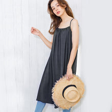 画像をギャラリービューアに読み込む, summerキャミワンピ/チャコール-女装服