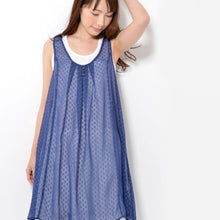 画像をギャラリービューアに読み込む, 透けドットワンピ-女装服