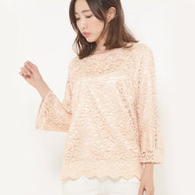 画像をギャラリービューアに読み込む, レースフェミニンブラウス/PN-女装服