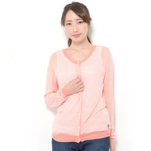 画像をギャラリービューアに読み込む, 透けボーダーカーディガン-女装服