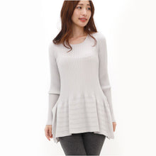 画像をギャラリービューアに読み込む, ヒップボリュームチェニック/グレー-女装服