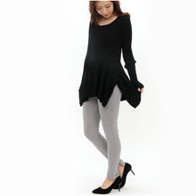 画像をギャラリービューアに読み込む, ヒップボリュームチェニック/ブラック-女装服