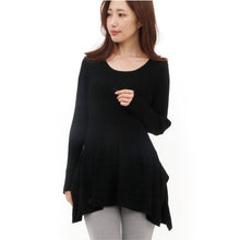 画像をギャラリービューアに読み込む, ヒップボリュームチェニック/ブラック-女装服