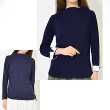 画像をギャラリービューアに読み込む, 配色袖トップス-女装服