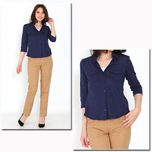 画像をギャラリービューアに読み込む, コンサバシャツ-女装服