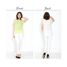 画像をギャラリービューアに読み込む, レース素材トップス-女装服