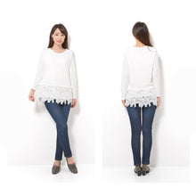 画像をギャラリービューアに読み込む, レースロングトップス-女装服