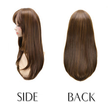 画像をギャラリービューアに読み込む, 女装用のストレートロングウィッグ