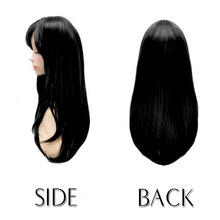 画像をギャラリービューアに読み込む, 女装用の黒髪ウィッグ