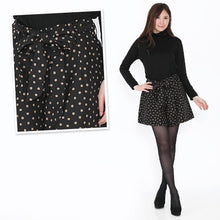 画像をギャラリービューアに読み込む, 【Ladies size】キュロットスカート/ブラック-女装服
